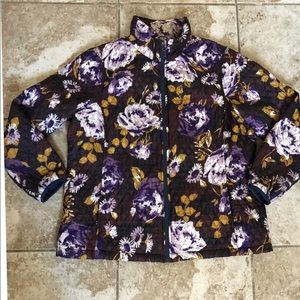 Land’s End Quilted Floral Jacket
